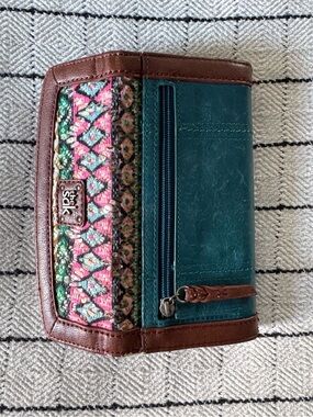 The Sak Vintage Blue Leather Wallet